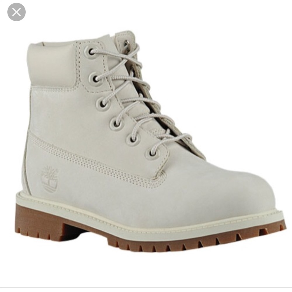 Light grey Timberland boots